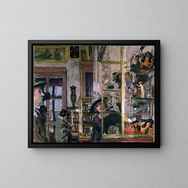 La salle Clarac - Édouard Vuillard — gerahmtes Bild an der Wand