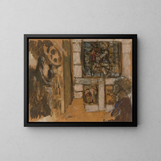 douard Vuillard - La Salle du Moyen ge au Muse des Arts dcoratifs.webp