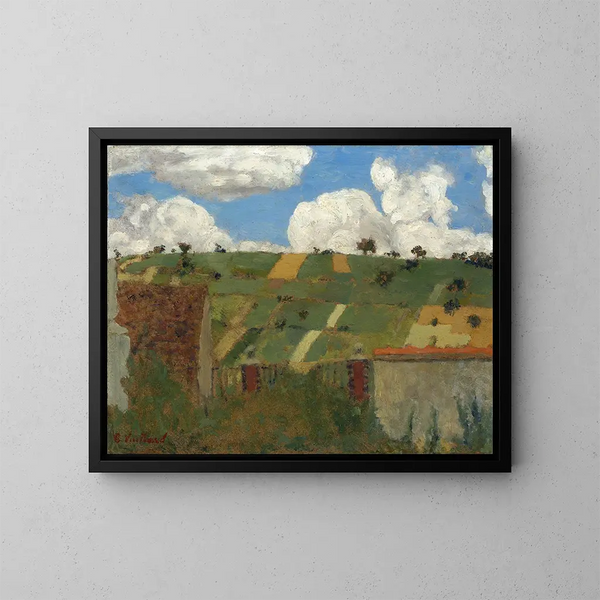 Landschaft der Île-de-France - Édouard Vuillard — gerahmtes Bild an der Wand