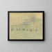 Landschaft mit Spaziergängern - Édouard Vuillard — gerahmtes Bild an der Wand