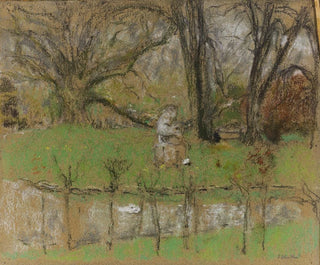 L'étang devant le château - Édouard Vuillard — Ansicht des Kunstwerks