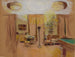 Lucy Hessel und Lulu im großen Salon bei Les Clayes - Édouard Vuillard — Ansicht des Kunstwerks