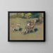 Madame Henri Kapferer und ihre Kinder - Édouard Vuillard — gerahmtes Bild an der Wand