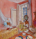 Madame Hessel in dem rosa Zimmer bei Les Clayes - Édouard Vuillard — Ansicht des Kunstwerks