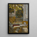 Madame Vuillard beim Frühstück Die Toquade - Édouard Vuillard — gerahmtes Bild an der Wand