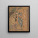 Madame Vuillard vor dem Kamin - Édouard Vuillard — gerahmtes Bild an der Wand