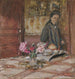 Madame Vuillard im Hut in der Closerie des Gents - Édouard Vuillard — Ansicht des Kunstwerks