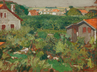 Maisonnettes dans un enclos - Édouard Vuillard — Ansicht des Kunstwerks