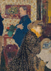 Misia et Vallotton Villeneuve - Édouard Vuillard — gerahmtes Bild an der Wand