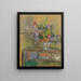 Stillleben mit Blumen vase - Édouard Vuillard — gerahmtes Bild an der Wand