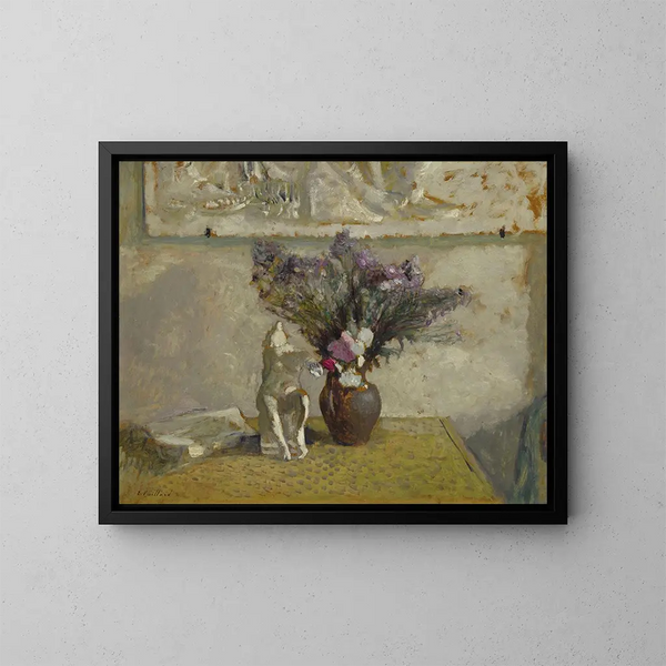 Stillleben mit Léda - Édouard Vuillard — gerahmtes Bild an der Wand