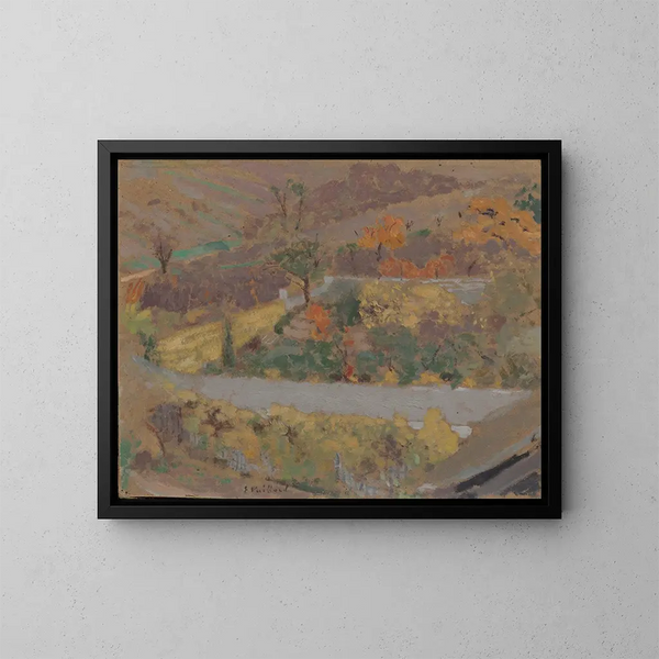 Obstgarten - Édouard Vuillard — gerahmtes Bild an der Wand