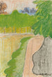 Straßenlandschaft mit Bäumen - Édouard Vuillard — Ansicht des Kunstwerks