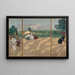 Öffentliche Gärten - Édouard Vuillard — gerahmtes Bild an der Wand
