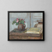 Die Maler- und Moosrosen-Box - Édouard Vuillard — gerahmtes Bild an der Wand