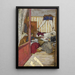 Frauen beim Nähen - Édouard Vuillard — gerahmtes Bild an der Wand