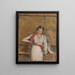 Studie für das Porträt von Madame Freyssinet - Édouard Vuillard — gerahmtes Bild an der Wand