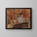 Studie für das Porträt von Madame Lucien Sauphar - Édouard Vuillard — gerahmtes Bild an der Wand