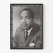 Poster Hommage an Dr. Martin Luther King Jr. – Schwarz-Weiß-Porträt
