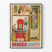 Vintage-Werbeplakat DRAGOR für Tiefbrunnenpumpen