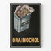 Vintage-Poster Drainochol Medikation Cholagogisch Wanddekoration