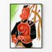 Vintage-Poster Musiker mit Dudelsack - Der Atem