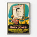 Vintage-Poster Western Durand der Bad Lands von Buck Jones