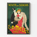 Vintage-Poster E & A Mele Napoli – Elegante Wanddekoration