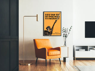 Vintage-Poster der US-Marines zum Rekrutierungsaufruf
