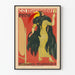Vintage-Poster E.O. Merzbacher Pelze - Wanddekoration Mode Luxus