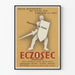 Vintage-Poster Eczosec - Wanddekoration Gesundheit und Hautschutz