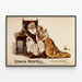 Vintage-Poster von Edwin Rostell in Richelieu und Else de Tourny in Julie — gerahmtes Bild an der Wand