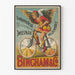 Vintage-Poster Wanddekoration Bingham & Co. Velocipède