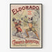 Vintage-Poster Eldorado CirAunez de Blairgerac Wanddekoration für Theater