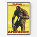 Vintage Wandposter Elend und Untergang - Niedergang der Anarchie