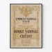 Vintage-Poster Nationalkredit 1918 Bank für nationale Kredite