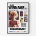 Vintage-Poster Trouw Publikumspreis Niederländisches Buch 1998