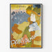 Vintage-Poster Paris-Almanach bei allen Buchhändlern erhältlich