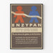 Vintage-Poster ENZYPAN – Medizinische Verdauungswanddekoration