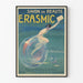 Vintage-Poster Érasmic Schönheitsseife – Retro-Wanddekoration