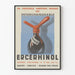 Vintage-Werbeplakat Nasenlampe Ercérhinol – Retro-Wanddekoration