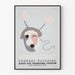 Poster Eskimo-Maske - Vintage-Wanddekoration Alaska