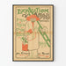 Vintage-Poster Ausstellung für künstlerische Poster Cirque de Reims 1896