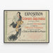 Vintage-Poster Ausstellung Japanische Gravur Wanddekoration — gerahmtes Bild an der Wand