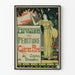 Plakat Ausstellung der Malereien in den Galerien Poirel - Vintage-Wanddekoration
