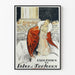 Vintage-Poster Chic Kleider und Mäntel für Wanddekoration