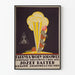 Vintage-Werbeplakat für Mineralwasser und Limonade – Art-déco-Design