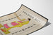 Vintage-Poster Soldatenjunge Abschied - Retro-Wanddekoration