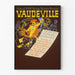 Vintage-Theater-Wanddekoration Poster Vaudeville 9 Große Akte