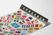 Vintage-Poster der Flaggen der Vereinten Nationen